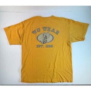 Vintage Wu Wear Wu-Tang Clan Killa Bee Mustard Yellow T-Shirt Est 1995 Hip Hop